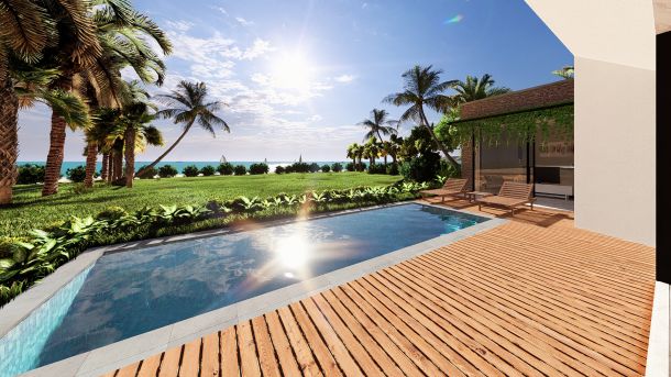 Beach Villa for rent Mawi beach Lombok